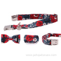 Pattern Dog Collar and Bowtie Durable Luxury Collar